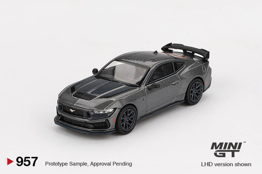 [PRE-ORDER] Mini Gt - Ford Mustang Dark Horse 2024 Carbonized Gray - Scala 1/64 MGT00957-L