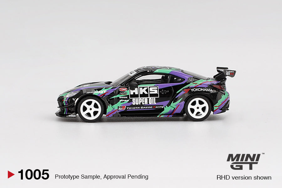 [PRE-ORDER] Mini Gt - Toyota GR86 HKS type R 2022 TOJYO Auto Salon - Scale 1/64 MGT01005-R