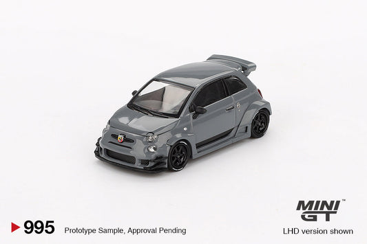 Mini GT - Abarth 595 LB-WORKS x Abas Works Grey - Scala 1/64 MGT00995-L