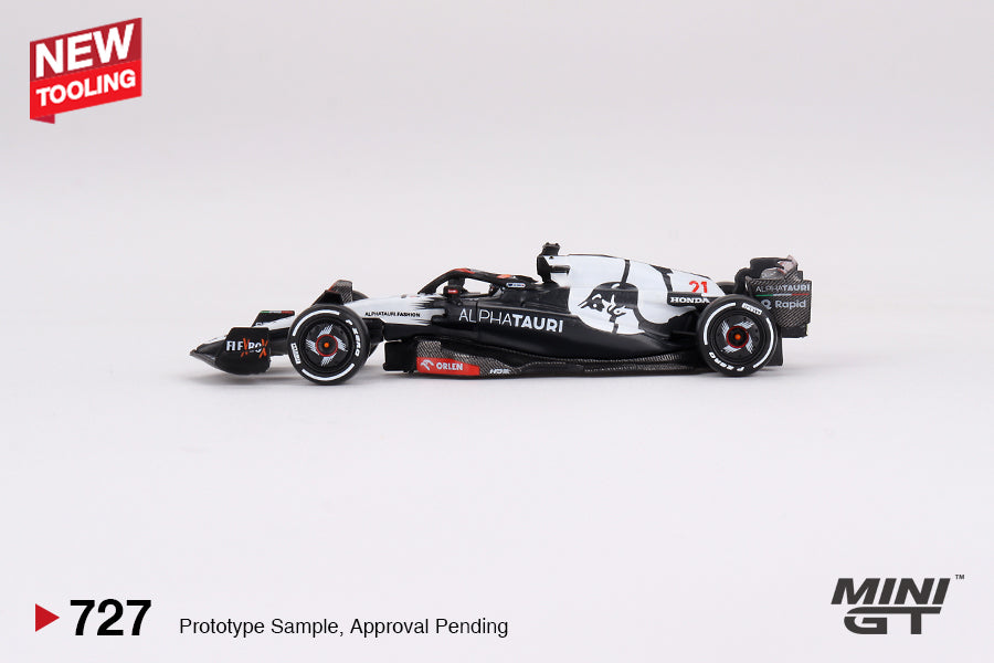 Mini GT - AlphaTauri AT04 #21 Nyck de Vries 2023 F1 2023 Australian GP - Scala 1/64 MGT00727-MJ Blister Packaging