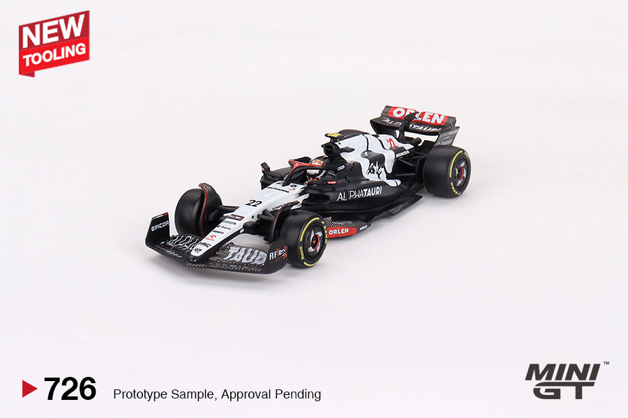 Mini GT - AlphaTauri AT04 #22 Yuki Tsunoda 2023 F1 2023 Australian GP - Scale 1/64 MGT00726