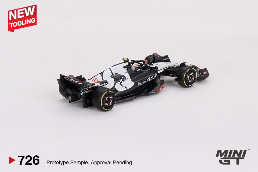 Mini GT - AlphaTauri AT04 #22 Yuki Tsunoda 2023 F1 2023 Australian GP - Scale 1/64 MGT00726