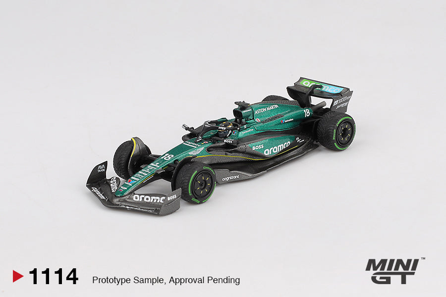 [PRE-ORDER] Mini Gt - Aston Martin AMR24 #18 Lance Stroll - 2024 F1 2024 Canadian GP - Scala 1/64 MGT01114-L
