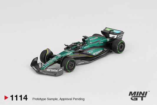 [PRE-ORDER] Mini Gt - Aston Martin AMR24 #18 Lance Stroll - 2024 F1 2024 Canadian GP - Scale 1/64 MGT01114-L