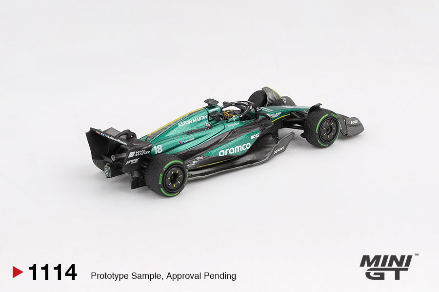 [PRE-ORDER] Mini Gt - Aston Martin AMR24 #18 Lance Stroll - 2024 F1 2024 Canadian GP - Scala 1/64 MGT01114-L