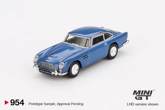 Mini GT - Aston Martin DB5 Sierra Blue (LHD) - Scale 1/64 MGT00954-L