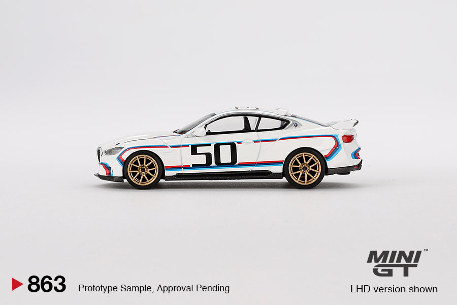 Mini GT - BMW 3.0 CSL White - Scala 1/64 MGT00863-L