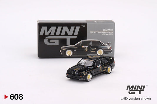 Mini GT - BMW M3 n° 3 JPS Team BMW 1987, vainqueur du championnat ATCC - Échelle 1/64 MGT00608