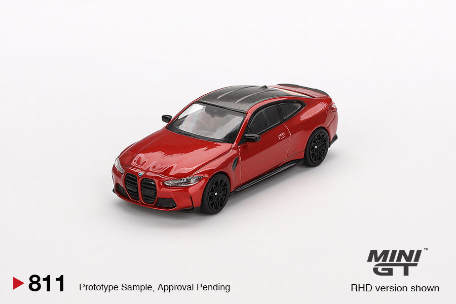 Mini GT - BMW M4 Competition (G82) Sakhir Orange - Scala 1/64 MGT00811-L