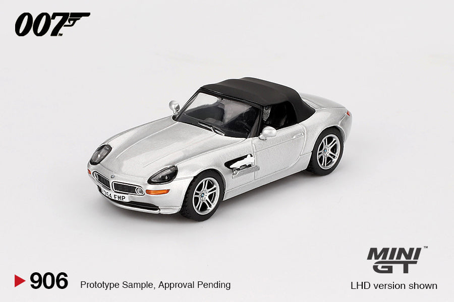 [PRE-ORDER] Mini GT - BMW Z8 - CHINESE BLISTER - The World is not Enough 1999 007 James Bond Series- Scale 1/64 MGT00906-007TC