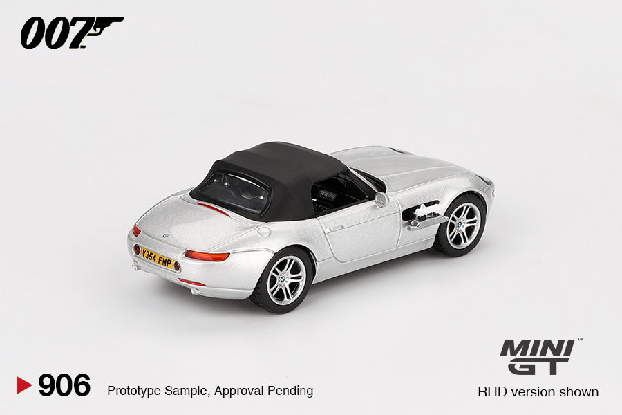 [PRE-ORDER] Mini GT - BMW Z8 - CHINESE BLISTER - The World is not Enough 1999 007 James Bond Series- Scale 1/64 MGT00906-007TC