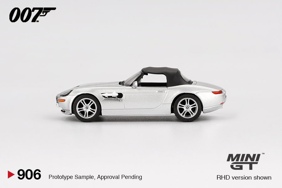 [PRE-ORDER] Mini GT - BMW Z8 - CHINESE BLISTER - The World is not Enough 1999 007 James Bond Series- Scale 1/64 MGT00906-007TC