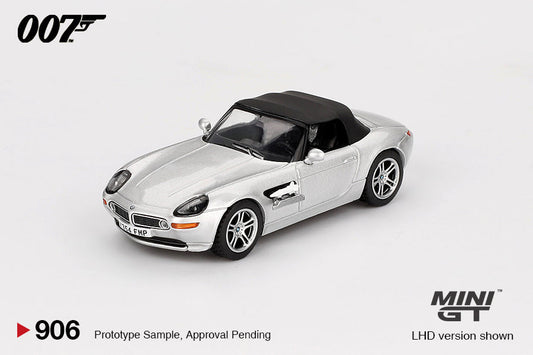 [PRE-ORDER] Mini GT - BMW Z8 - FRENCH BLISTER - The World is not Enough 1999 007 James Bond Series- Scale 1/64 MGT00906-007F