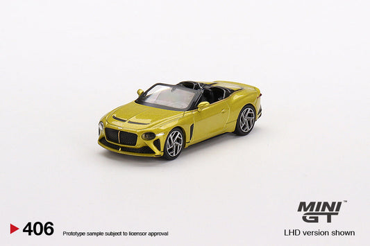 Mini GT - Bentley Mulliner Bacalar Yellow Flame - Scale 1/64 MGT00406-L