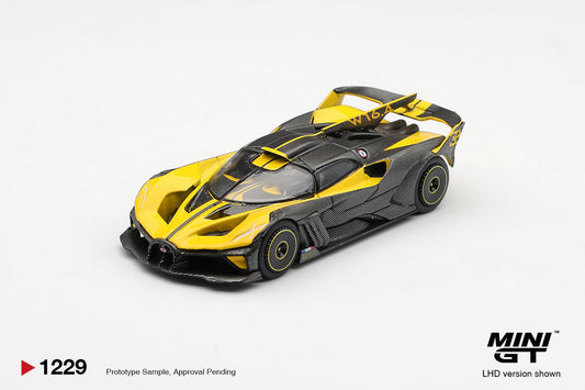 [PRE-ORDER] Mini GT - Bugatti Bolide Yellow 2020 - Scala 1/64 MGT01229-L
