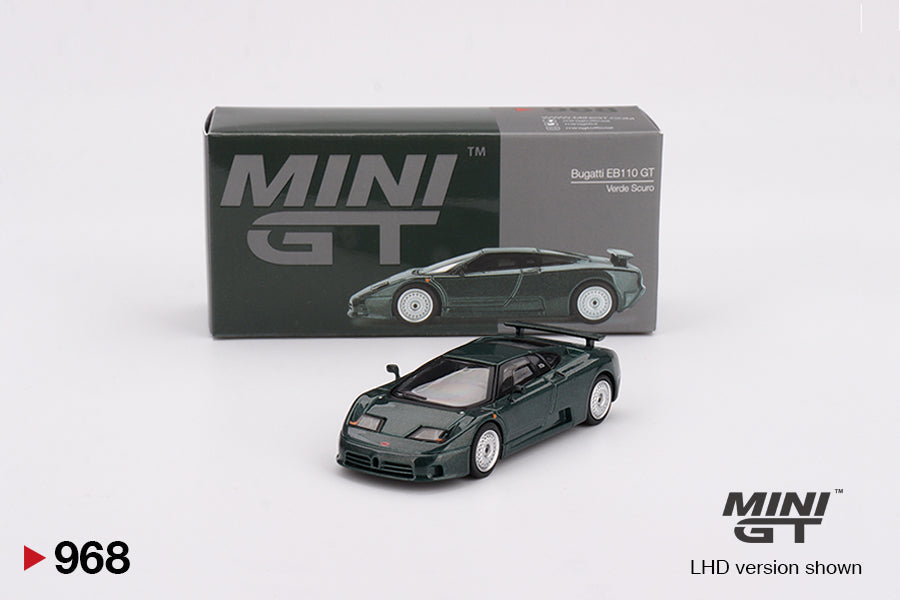 Mini GT - Bugatti EB110 GT Dark Green - 1/64 Scale MGT00968-L