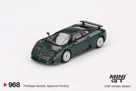 Mini GT - Bugatti EB110 GT Dark Green - 1/64 Scale MGT00968-L