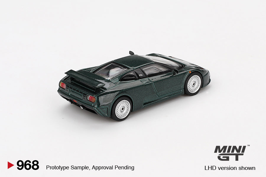 Mini GT - Bugatti EB110 GT Dark Green - 1/64 Scale MGT00968-L