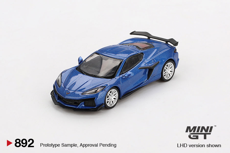 Mini GT - Chevrolet Corvette Z06 2023 Elkhart Lake Blue Metallic - Scale 1/64 MGT00892-L