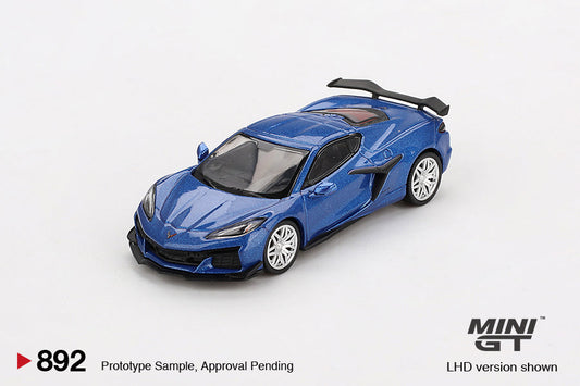 Mini GT - Chevrolet Corvette Z06 2023 Elkhart Lake Blue Metallic - Scale 1/64 MGT00892-L