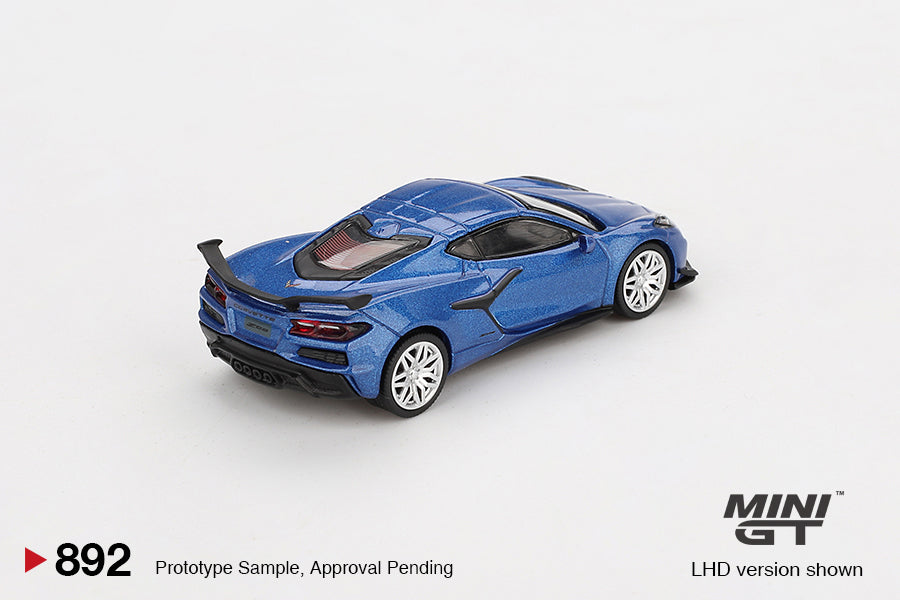 Mini GT - Chevrolet Corvette Z06 2023 Elkhart Lake Blue Metallic - Scale 1/64 MGT00892-L