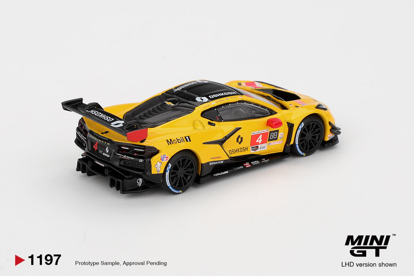 [PRE-ORDER] - Mini GT - Chevrolet Corvette Z06 GT3.R #4 Corvette Racing by Pratt Miller Motorsports 2025 - Scala 1/64 MGT01197-L