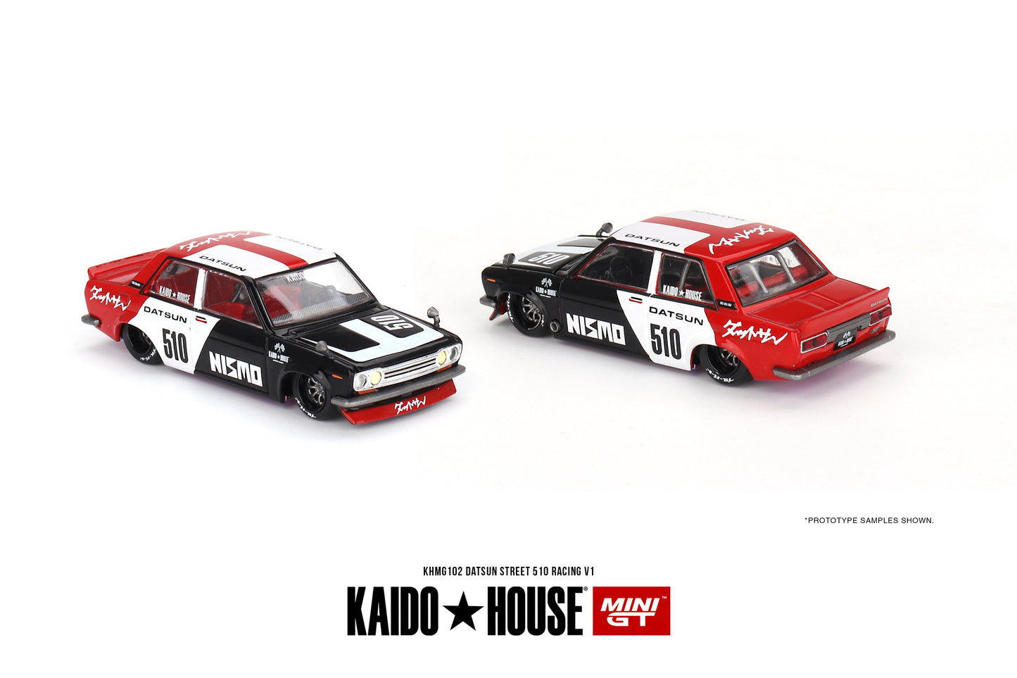 Mini GT - Datsun Street 510 Racing V1 - KAIDO HOUSE - Scale 1/64 KHMG102