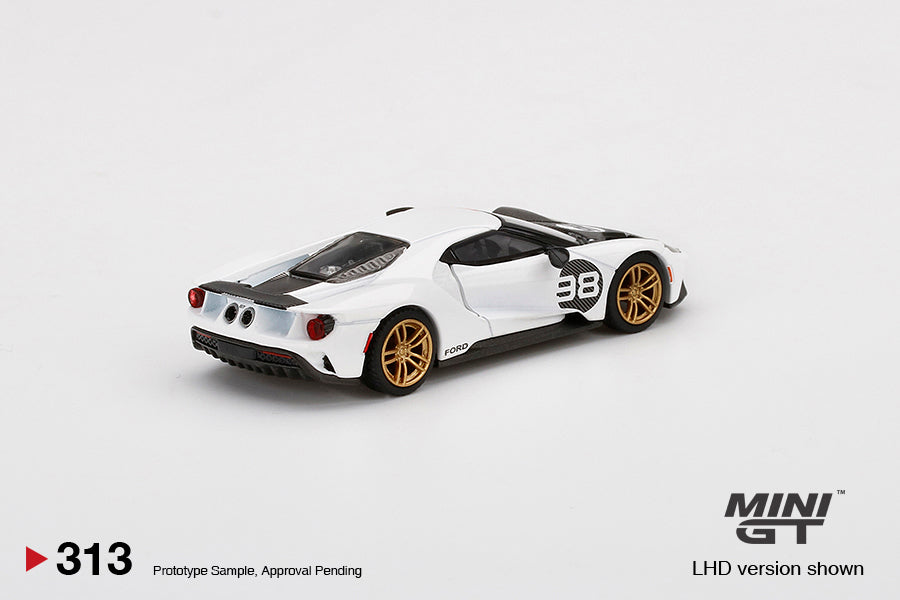 Mini GT - Ford GT 2021 Heritage Edition MiJo Exclusives - Scale 1/64 MGT00313-MJ