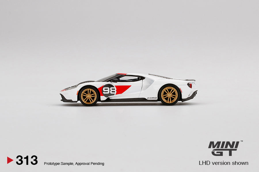 Mini GT - Ford GT 2021 Heritage Edition MiJo Exclusives - Scale 1/64 MGT00313-MJ