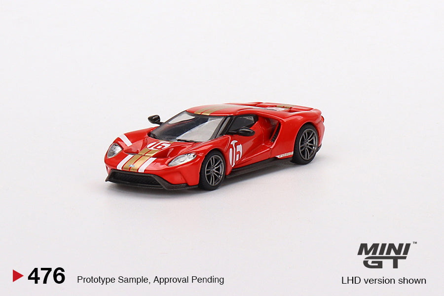 Mini Gt - Ford GT Alan Mann Heritage Edition - Scale 1/64 MGT00476-L