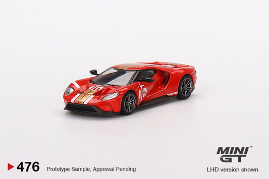 Mini Gt - Ford GT Alan Mann Heritage Edition - Scale 1/64 MGT00476-L