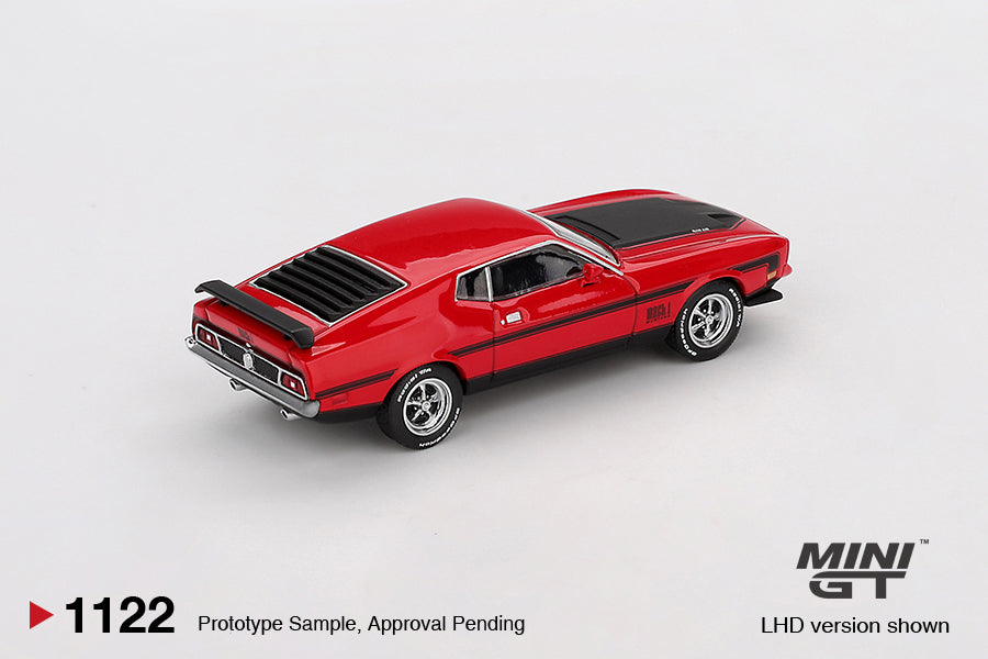 [PRE-ORDER] - Mini GT - Ford Mustang Mach1 1971 Race Red - Scale 1/64 MGT01122-L