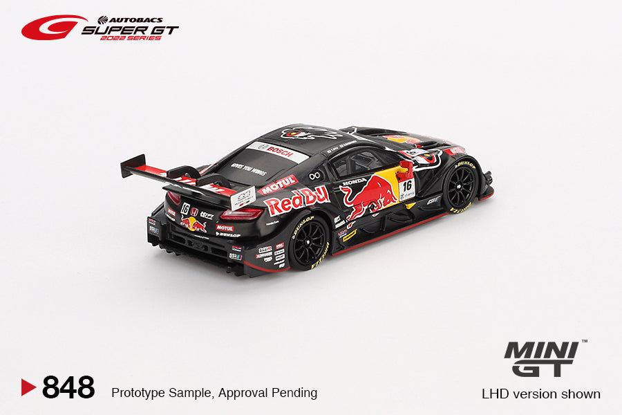 Mini GT - Honda NSX-GT "TYPE S" GT500 #16 "Red Bull MOTUL MUGEN NSX-GT" - Scale 1/64 MGT00848-BL