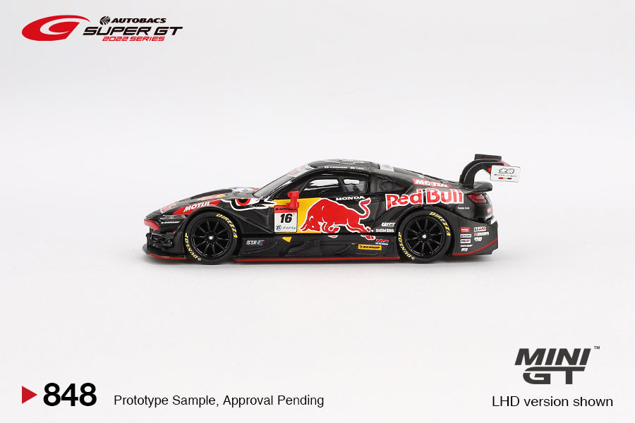 Mini GT - Honda NSX-GT "TYPE S" GT500 #16 "Red Bull MOTUL MUGEN NSX-GT" - Scale 1/64 MGT00848-BL