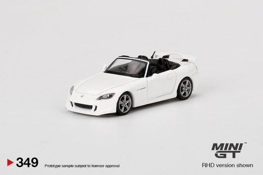 Mini GT - Honda S2000 (AP2) Type S Grand Prix White RHD - Scale 1/64 MGT00349-R