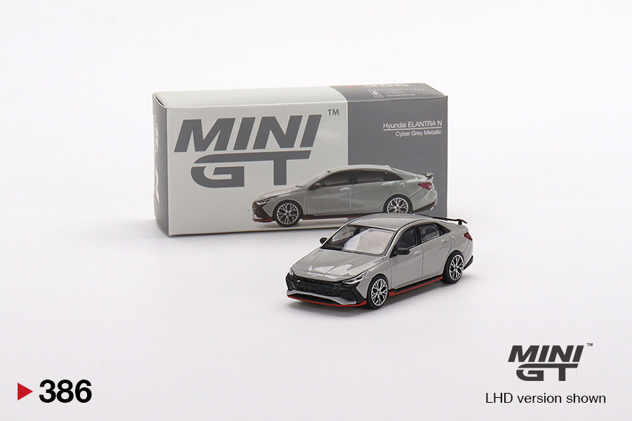 Mini Gt - Hyundai Elantra N Cyber Gray Metallic - Scale 1/64 MGT00386-L