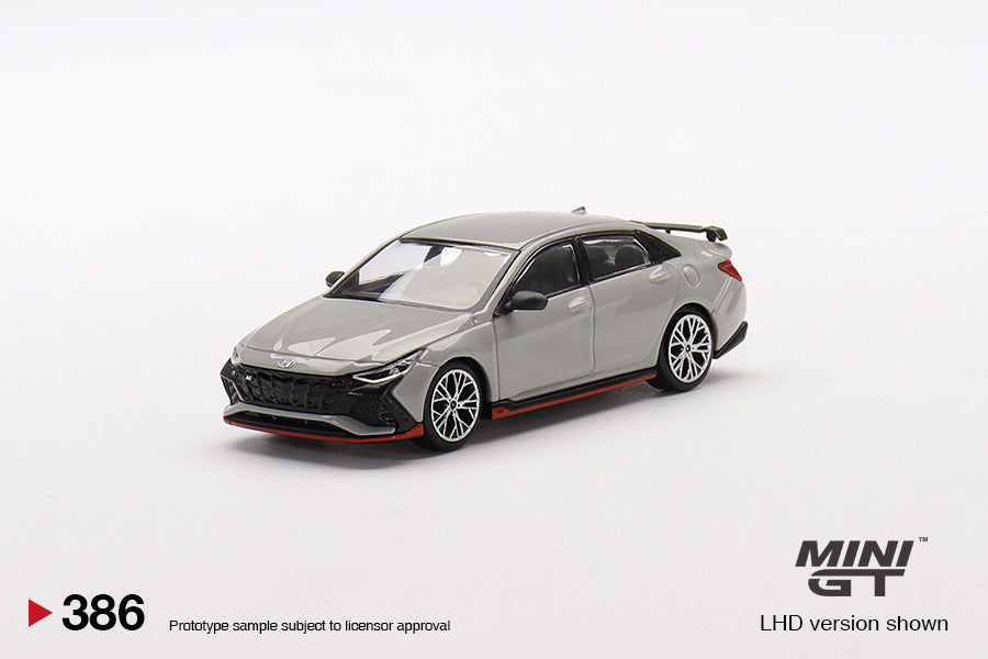 Mini Gt - Hyundai Elantra N Cyber Gray Metallic - Scale 1/64 MGT00386-L