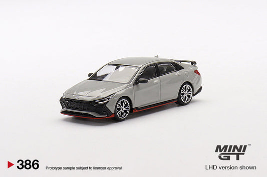 Mini Gt - Hyundai Elantra N Cyber Gray Metallic - Scale 1/64 MGT00386-L