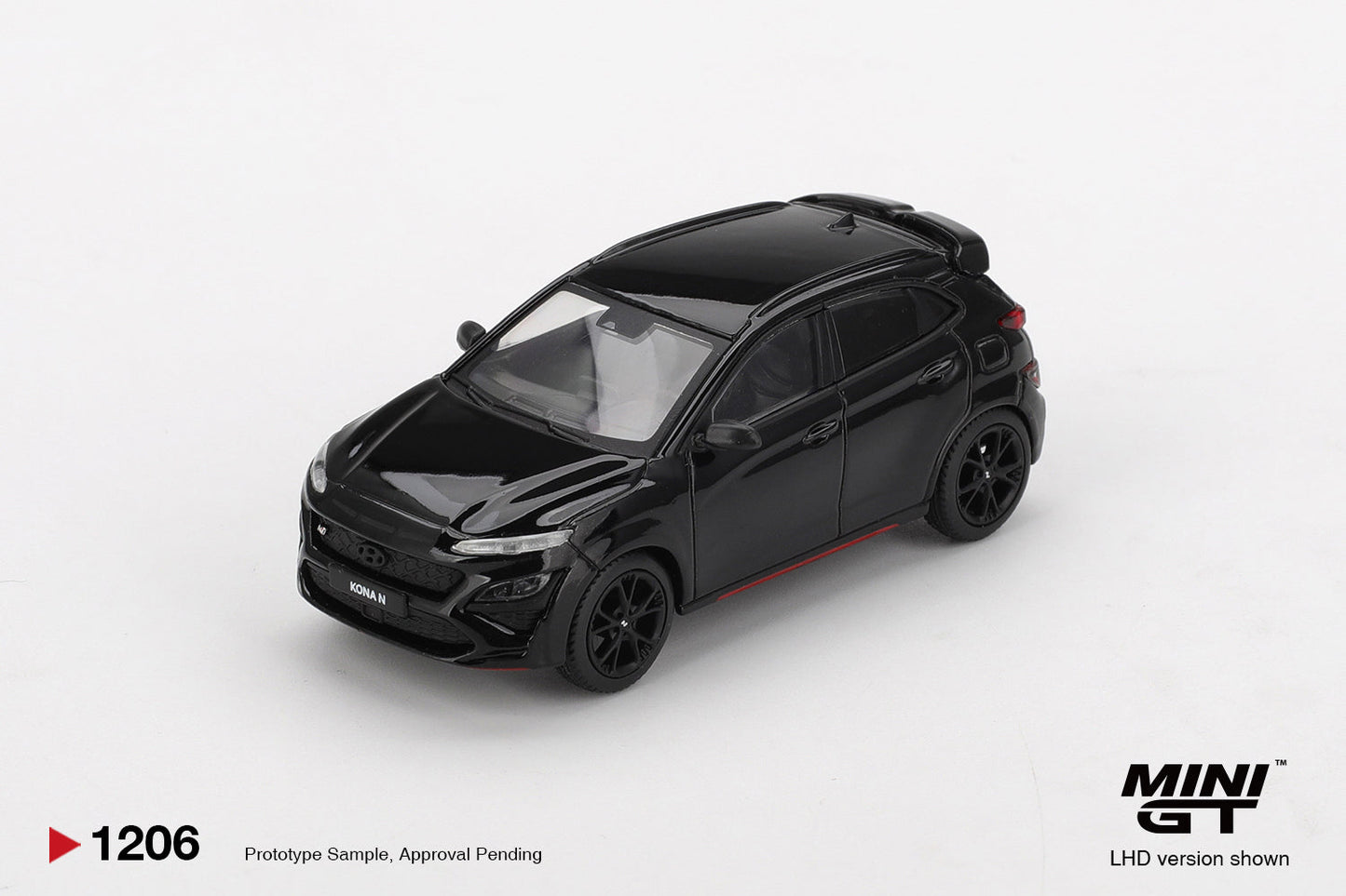 Mini GT - Hyundai KONA N Phantom Black 2022 - Scala 1/64 MGT01206-L