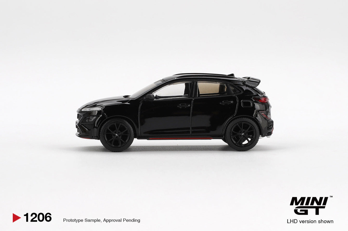 Mini GT - Hyundai KONA N Phantom Black 2022 - Scala 1/64 MGT01206-L