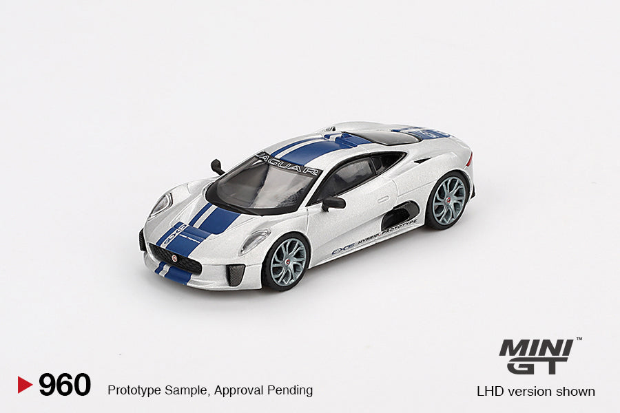 Mini GT - Jaguar C-X75 Silver - Scale 1/64 MGT00960-L