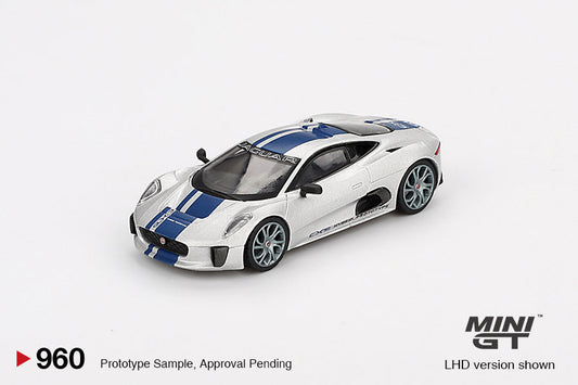 Mini GT - Jaguar C-X75 Silver - Scale 1/64 MGT00960-L
