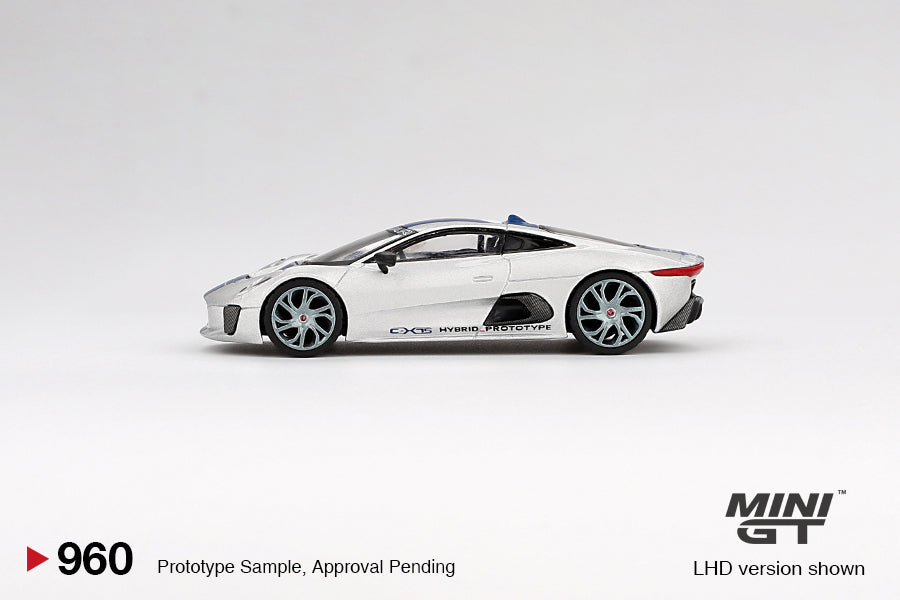 Mini GT - Jaguar C-X75 Silver - Scale 1/64 MGT00960-L