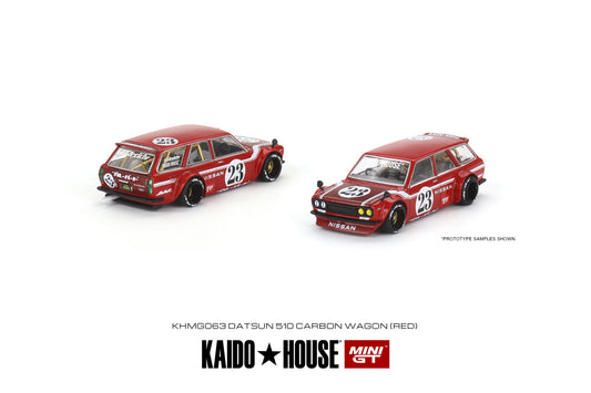 Mini GT - Datsun KAIDO 510 Wagon CARBON FIBER V2 - KAIDO HOUSE - Scale 1/64 KHMG063