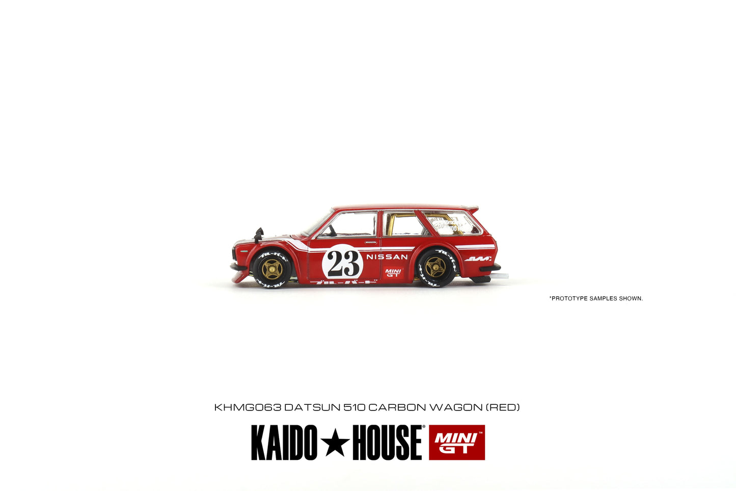 Mini GT - Datsun KAIDO 510 Wagon CARBON FIBER V2 - KAIDO HOUSE - Scale 1/64 KHMG063