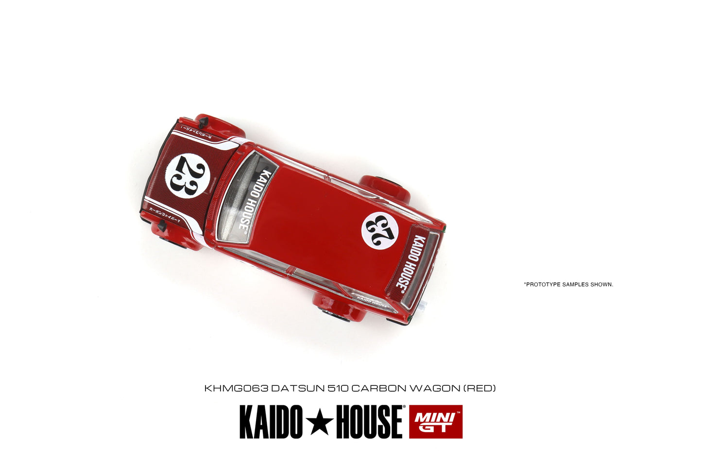 Mini GT - Datsun KAIDO 510 Wagon CARBON FIBER V2 - KAIDO HOUSE - Scale 1/64 KHMG063