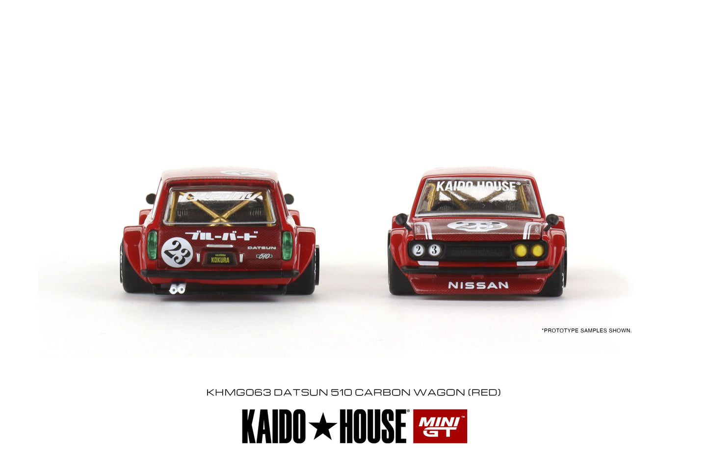 Mini GT - Datsun KAIDO 510 Wagon CARBON FIBER V2 - KAIDO HOUSE - Scale 1/64 KHMG063