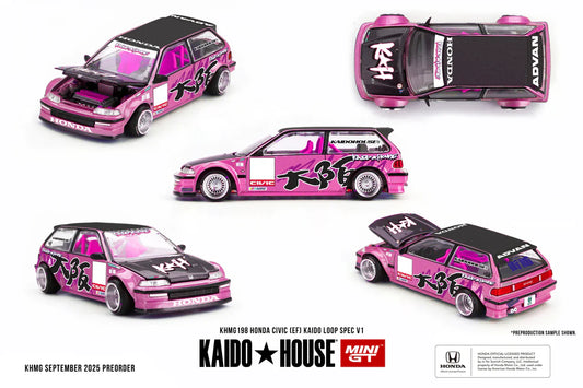 Mini GT - Honda Civic (EF) Kaido Loop Spec VI - Kaido House - Scala 1/64 KHMG198