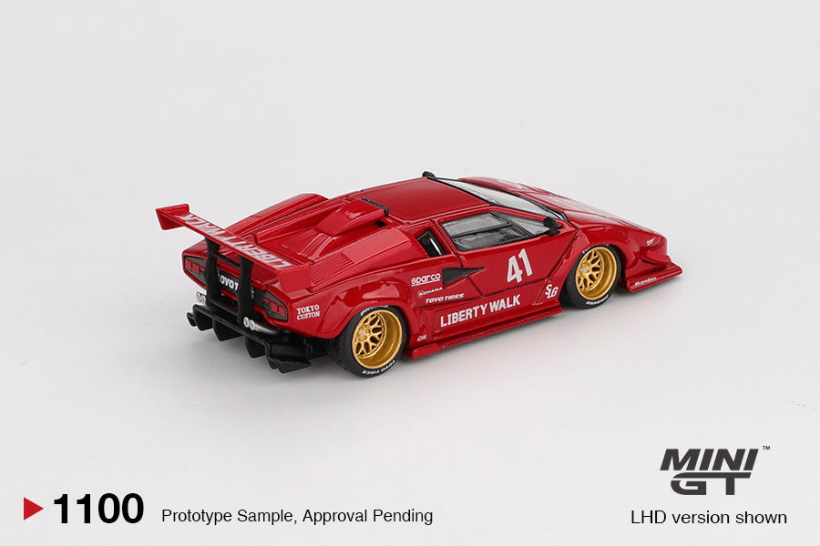 [PRE-ORDER] Mini GT - Lamborghini Countach LB-WORKS Red - Scale 1/64 MGT01100-L