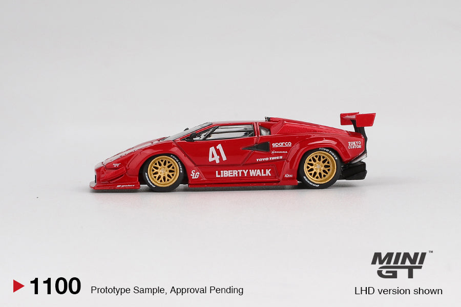 [PRE-ORDER] Mini GT - Lamborghini Countach LB-WORKS Red - Scale 1/64 MGT01100-L